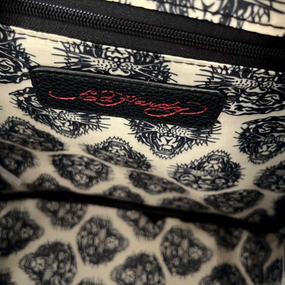 NWT Original ED HARDY Small Backpack Tattoo Americana Skull Heart Tiger Snake main image 6